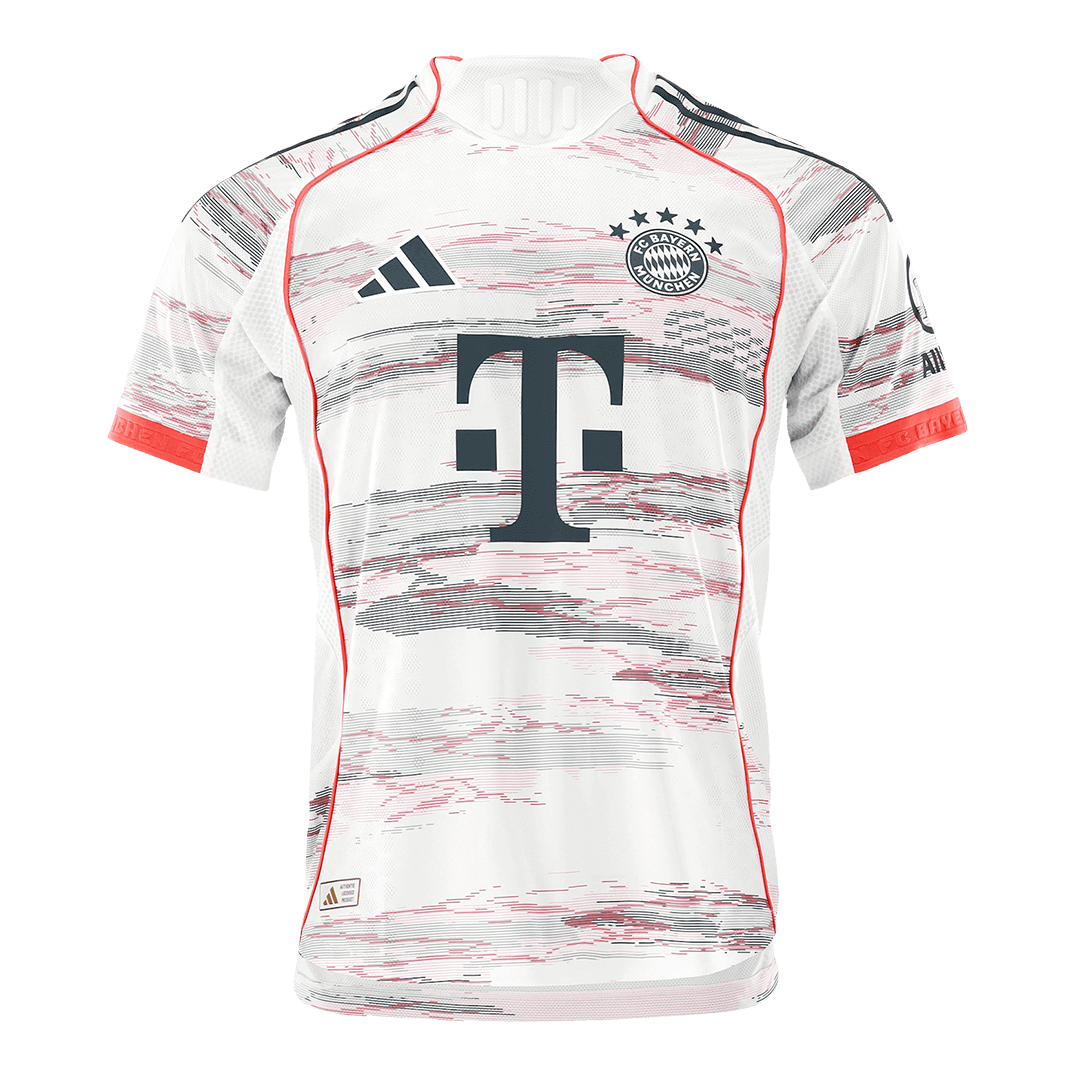 MÜLLER #25 Mens Bayern Munich Away Jersey 2025/26 - Player Version (Slim Fit)