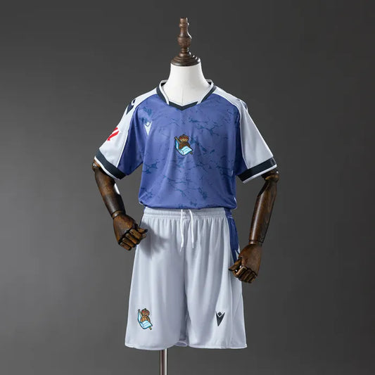 Kids Real Sociedad Jersey 2025/26 Away Football Kit
