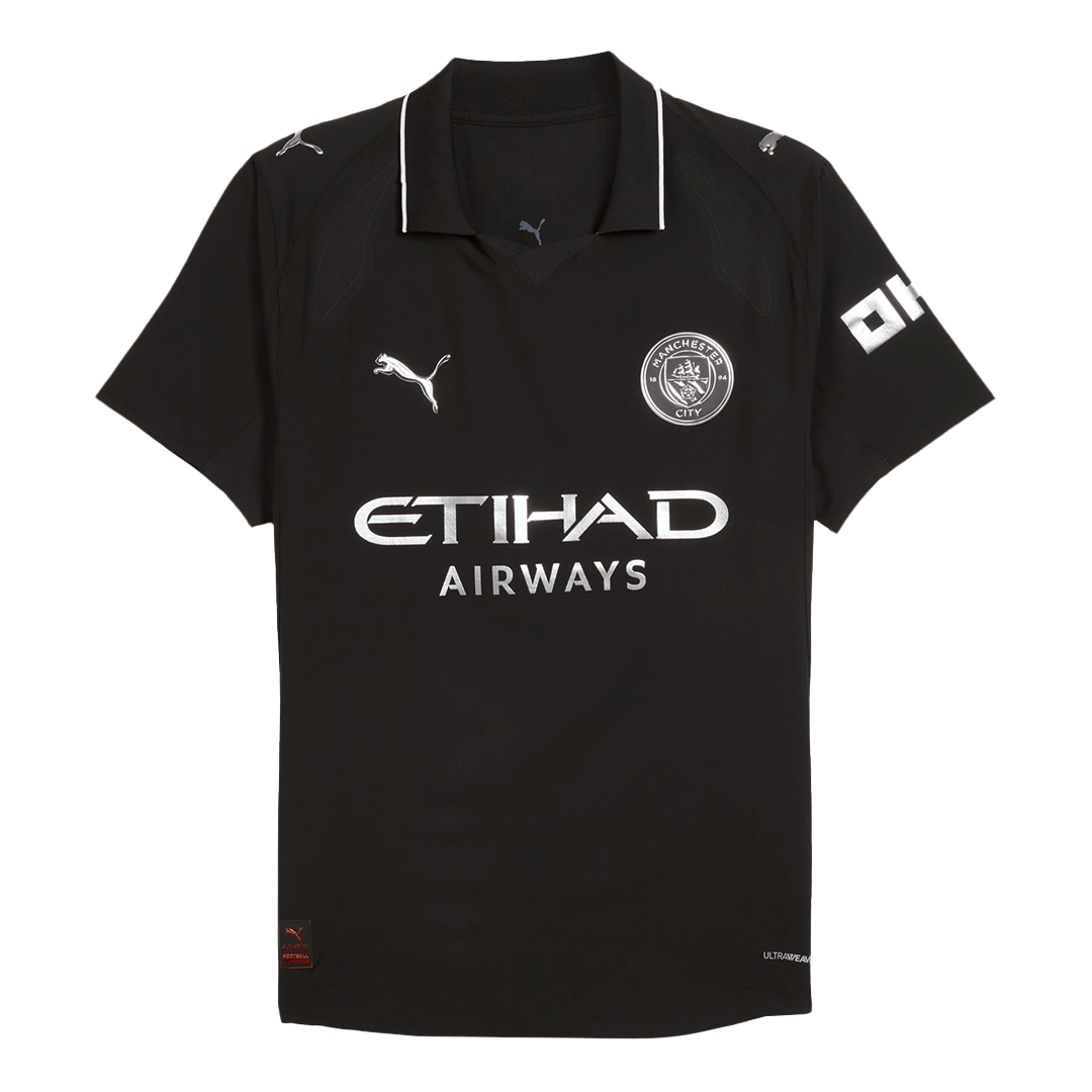 Mens Manchester City Away Jersey 2025/26 - Player Version (Slim Fit)