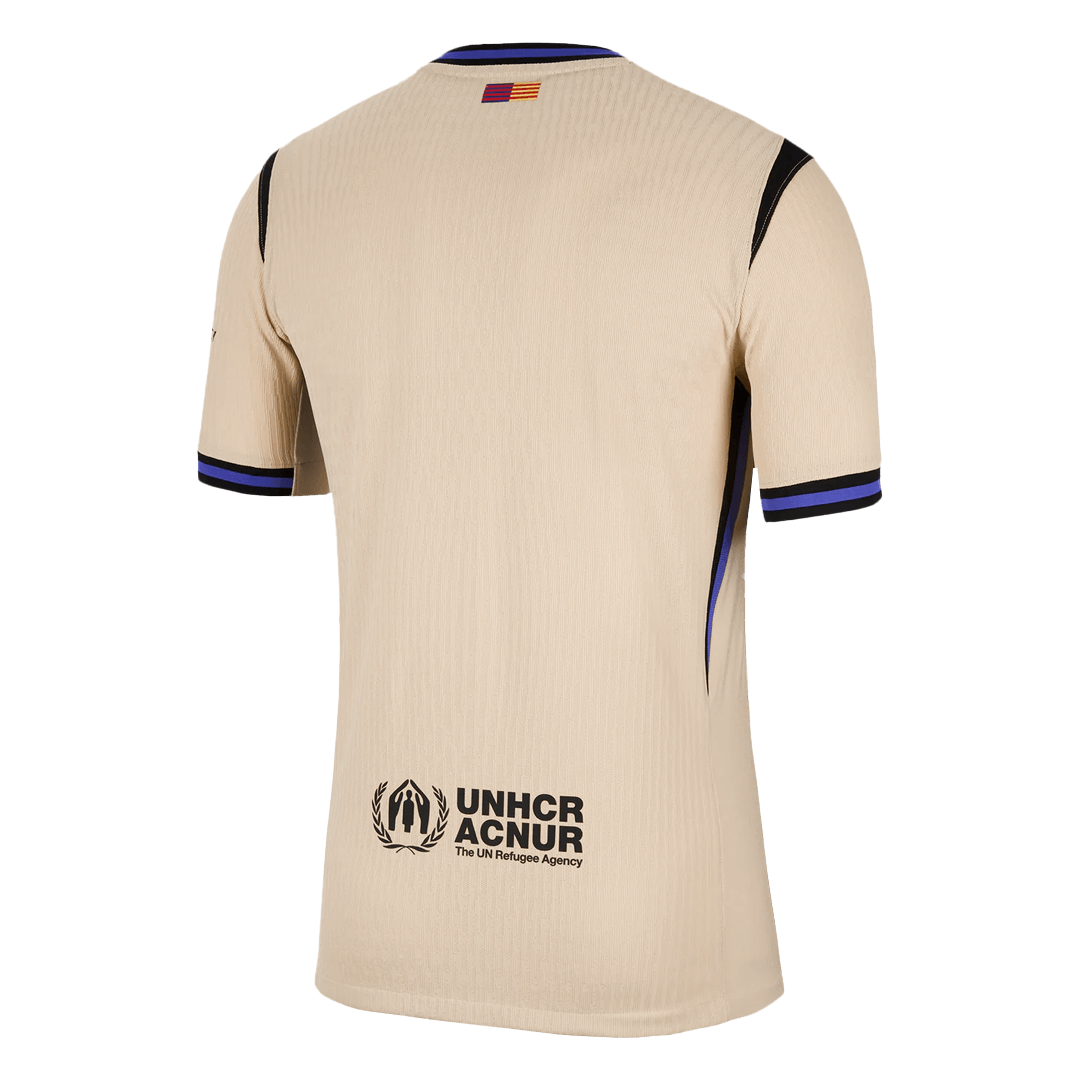 Mens Barcelona Away Jersey 2025/26 - Player Version (Slim Fit)