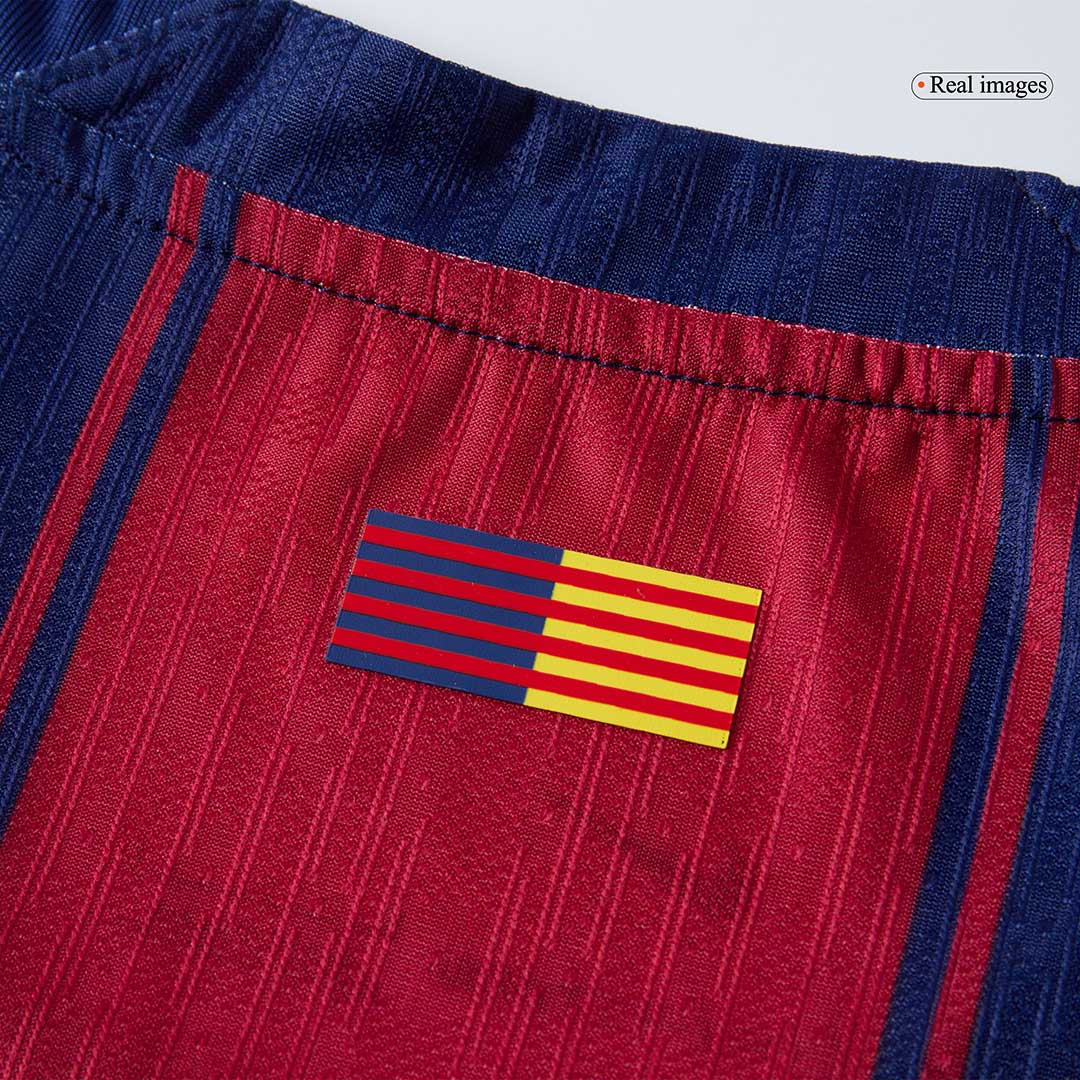 F.DE JONG #21 Mens Barcelona Home Jersey 2025/26 - Player Version (Slim Fit)