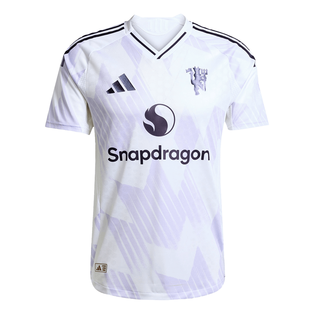 Mens Manchester United Away Jersey 2025/26 - Player Version (Slim Fit)