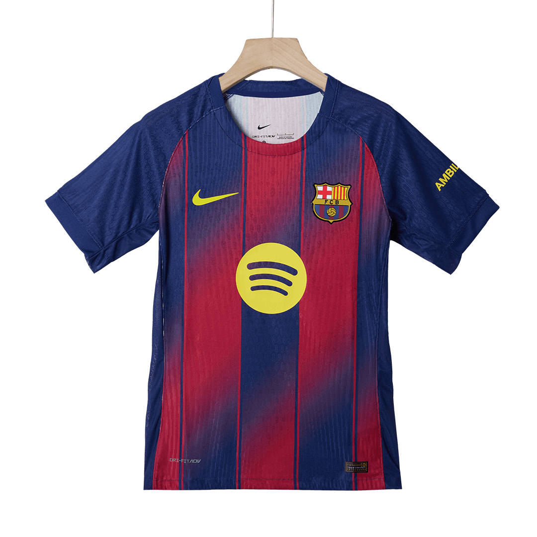 RASHFORD #14 Mens Barcelona Home Jersey 2025/26 - Player Version (Slim Fit)