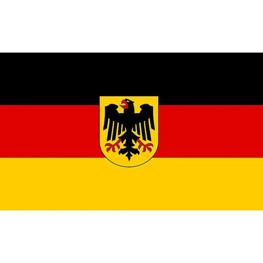 3x5 Country Flag - Germany with Eagle