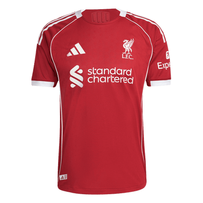 SZOBOSZLAI #8 Mens Liverpool Home Jersey 2025/26 - Player Version (Slim Fit)