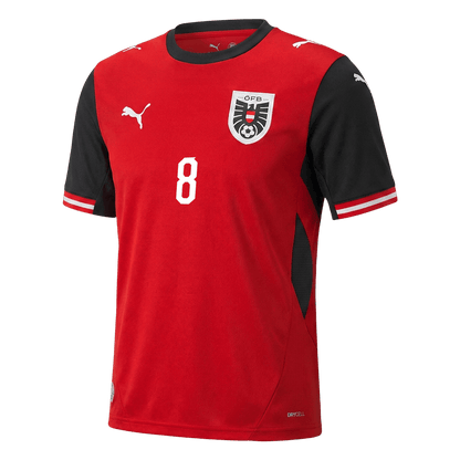 ALABA #8 Mens Austria World Cup Home Jersey 2026