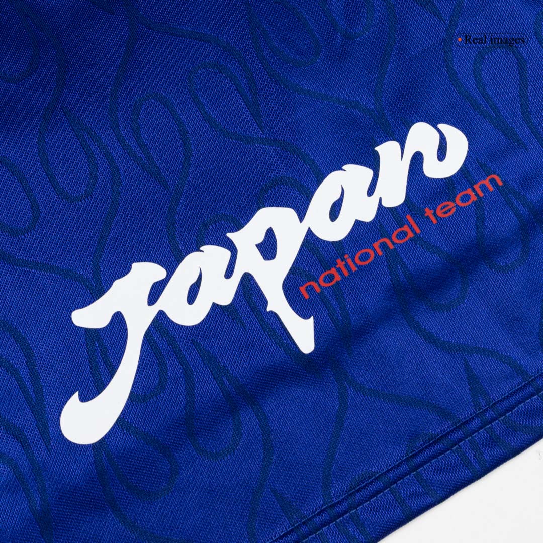 Retro 1998 Mens Japan World Cup Home Long Sleeve Jersey