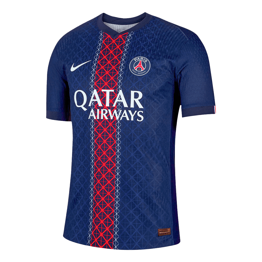 B.BARCOLA #29 Mens PSG Home Jersey 2025/26 - Player Version (Slim Fit)