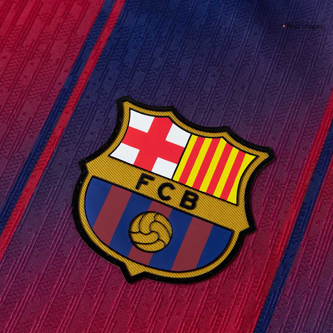 F.DE JONG #21 Mens Barcelona Home Jersey 2025/26 - Player Version (Slim Fit)
