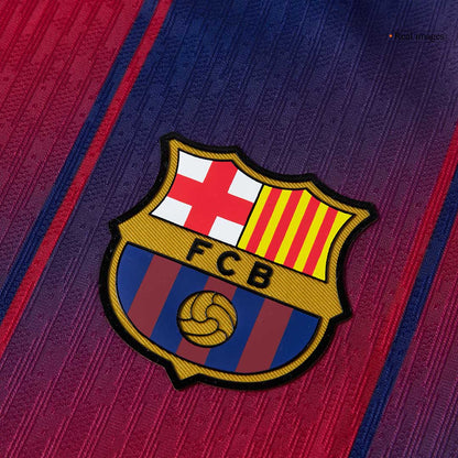 F.DE JONG #21 Mens Barcelona Home Jersey 2025/26 - Player Version (Slim Fit)