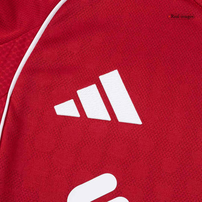 VIRGIL #4 Mens Liverpool Home Jersey 2025/26 - Player Version (Slim Fit)