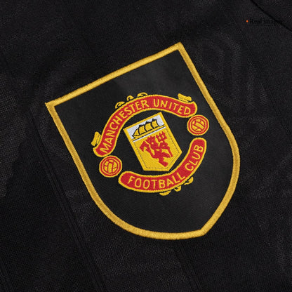 Retro 1993/94 Mens Manchester United Away Long Sleeve Jersey