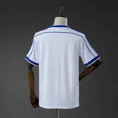 Brazil Away Jersey 1998 White Retro Football Kit Soccer Shirt