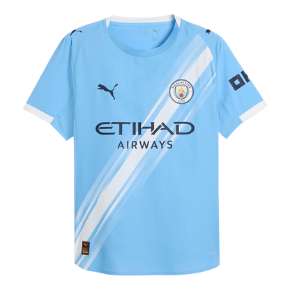 DE BRUYNE #17 Mens Manchester City Home Jersey 2025/26 - Player Version (Slim Fit)