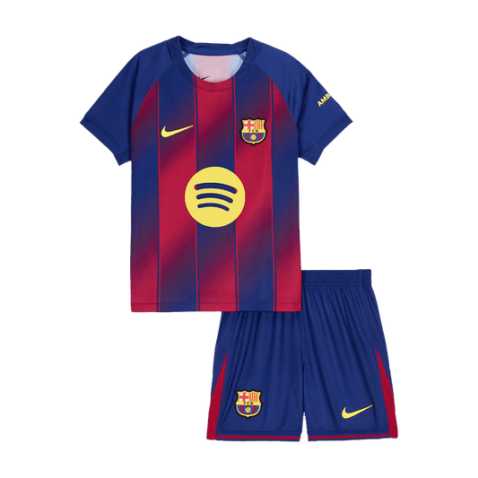 Kids Barcelona Home Kit 2025/26