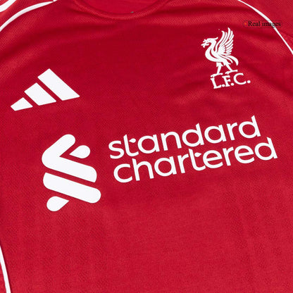 Mens Liverpool Home Jersey 2025/26 - Player Version (Slim Fit)