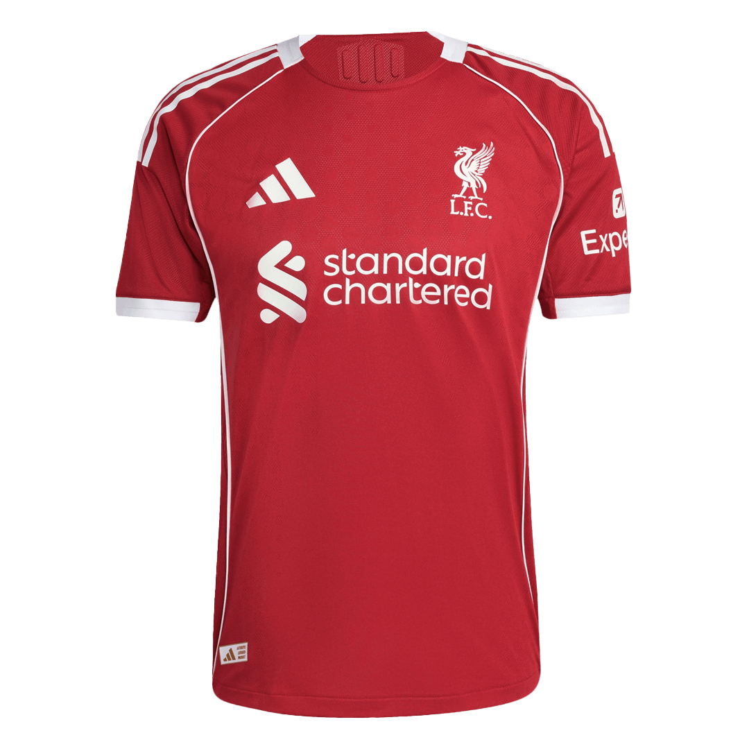 WIRTZ #7 Mens Liverpool Home Jersey 2025/26 - Player Version (Slim Fit)