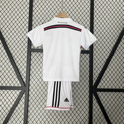Retro Kids Real Madrid Home Jersey 14/15