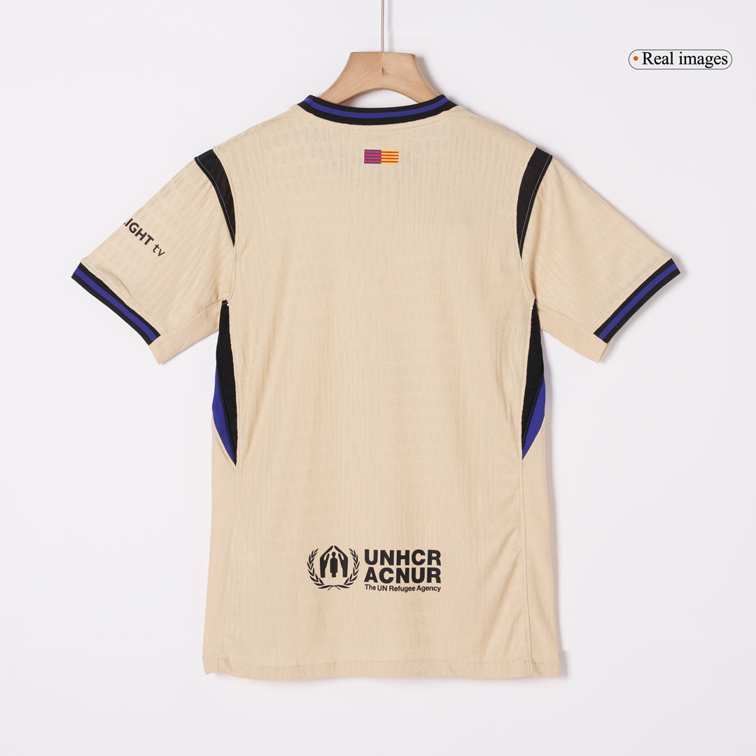 LAMINE YAMAL #10 Mens Barcelona Away Jersey 2025/26 UCL - Player Version (Slim Fit)