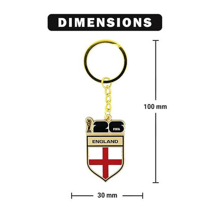 Logo Brands 2026 FIFA World Cup England Flag Keychain