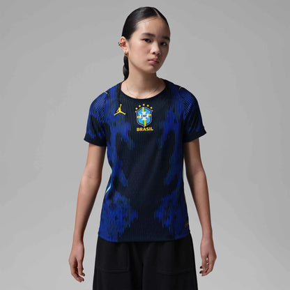 Nike 2026 Brazil Youth Authentic Away Soccer Jersey