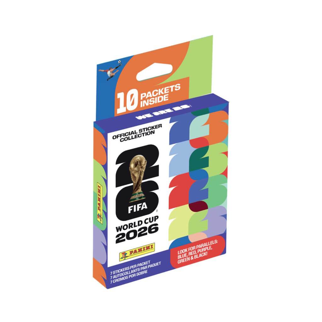 Panini 2026 FIFA World Cup Stickers Mega Blaster BOX (70 Stickers)