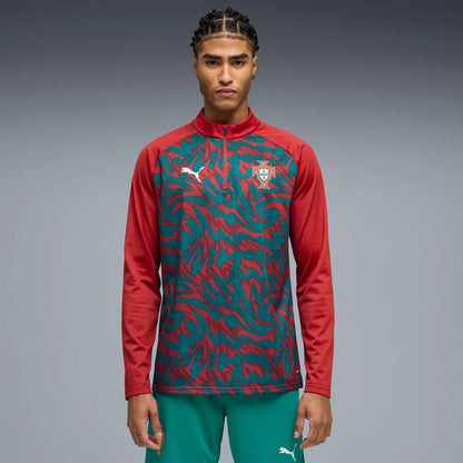 Puma 2026 Portugal Men's 1/4 Zip Pre-Match Top