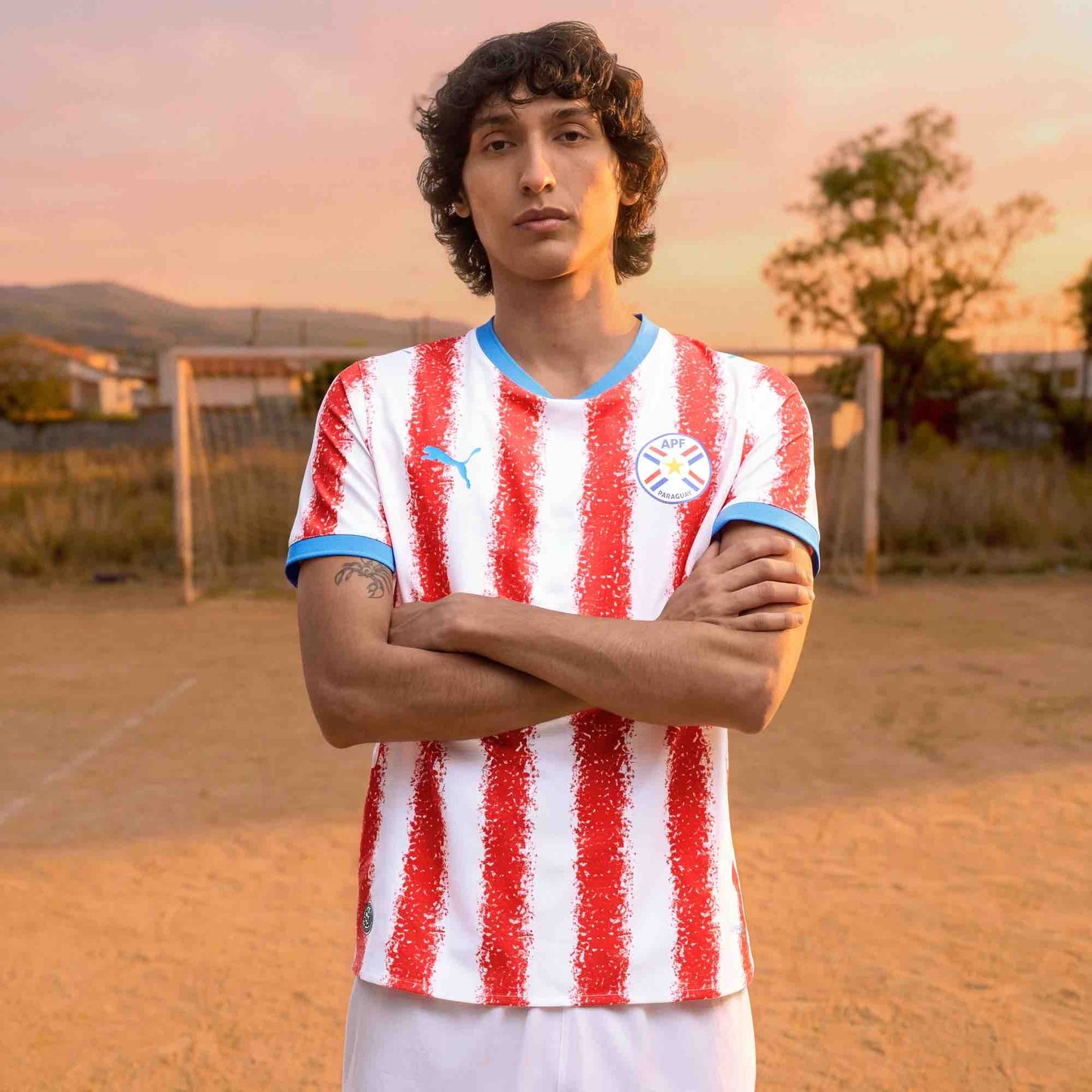 Puma 2026 Paraguay Men's Authentic Home Soccer Jersey