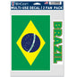 Wincraft Brazil Flag Multi-Use Decal (5.5"x7.75")