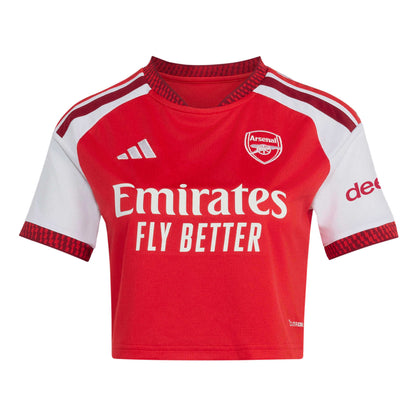 adidas 2026-27 Arsenal Women's Stadium Home Cropped Soccer Jersey