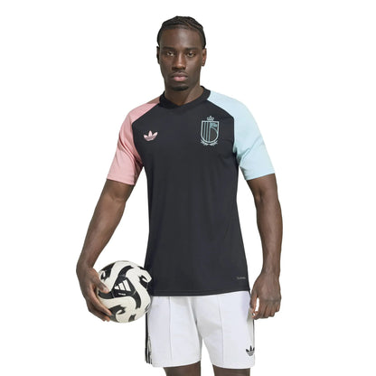 adidas 2026 Belgium Men's Away Pre-Match Soccer Jersey