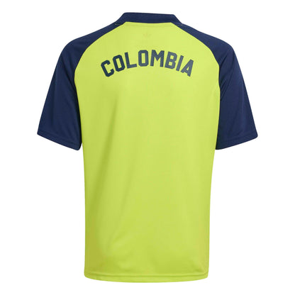 adidas 2026 Colombia Youth Away Pre-Match Soccer Jersey