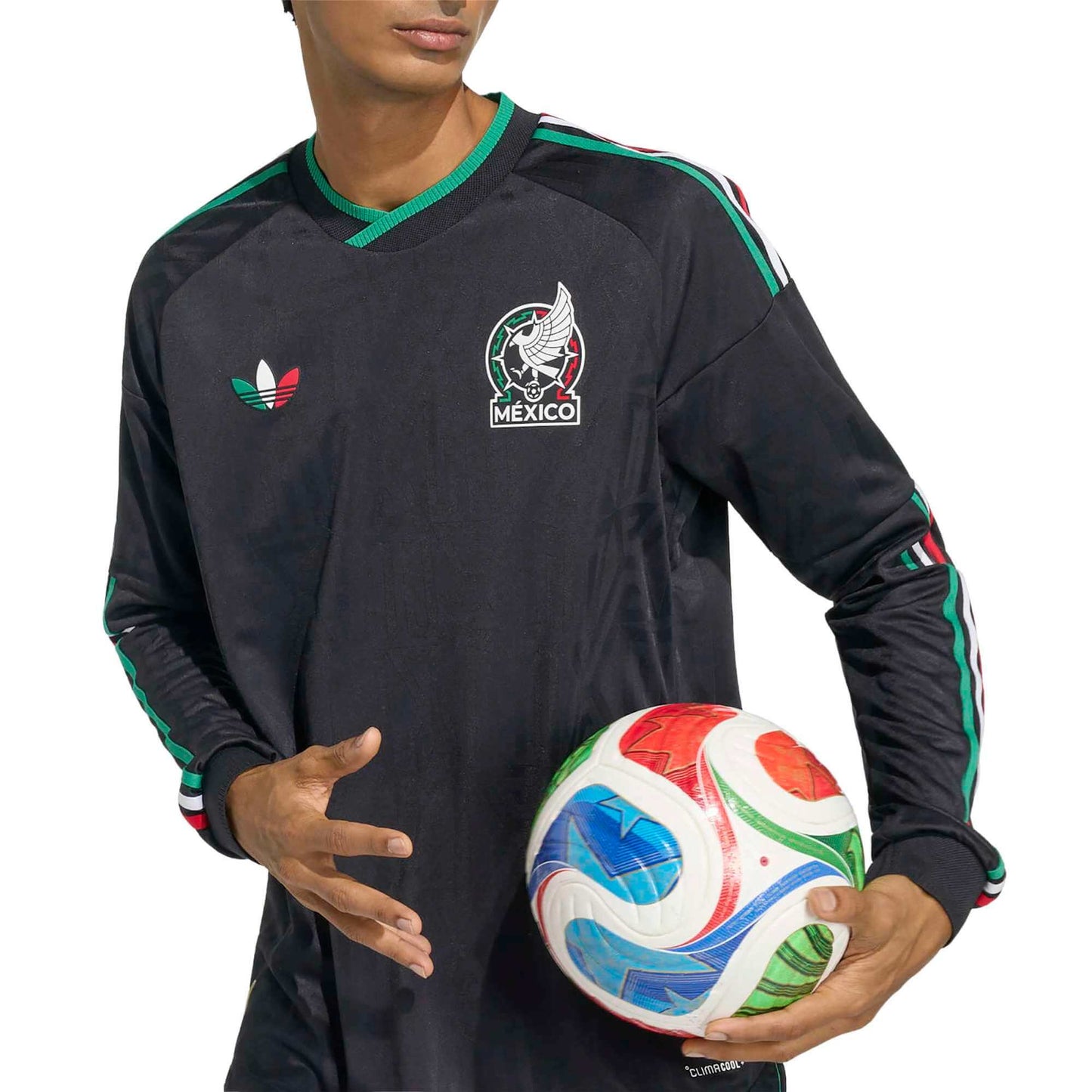 adidas 2026 Mexico Men's Authentic Third Long-Sleeve Soccer Jersey