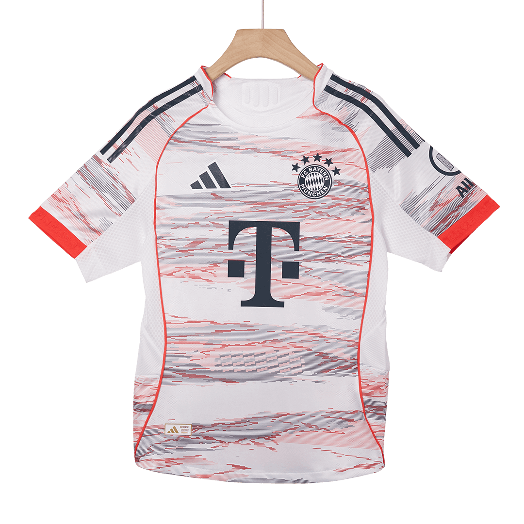 MÜLLER #25 Mens Bayern Munich Away Jersey 2025/26 - Player Version (Slim Fit)