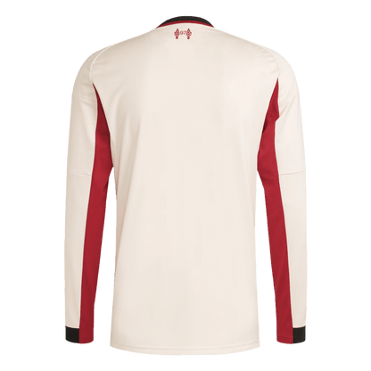 Mens Liverpool Away Long Sleeve Jersey 2025/26