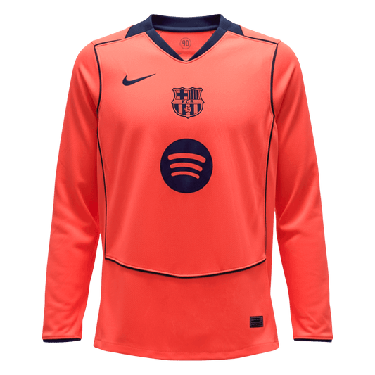 Mens Barcelona Third Long Sleeve Jersey 2025/26