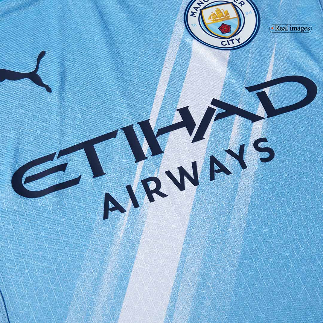 FODEN #47 Mens Manchester City Home Jersey 2025/26 - Player Version (Slim Fit)