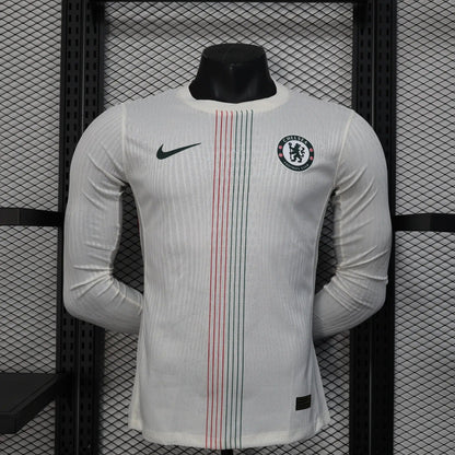 Player Version Chelsea Away Jersey 25/26 Long Sleeves Football Kit Soccer Jersey