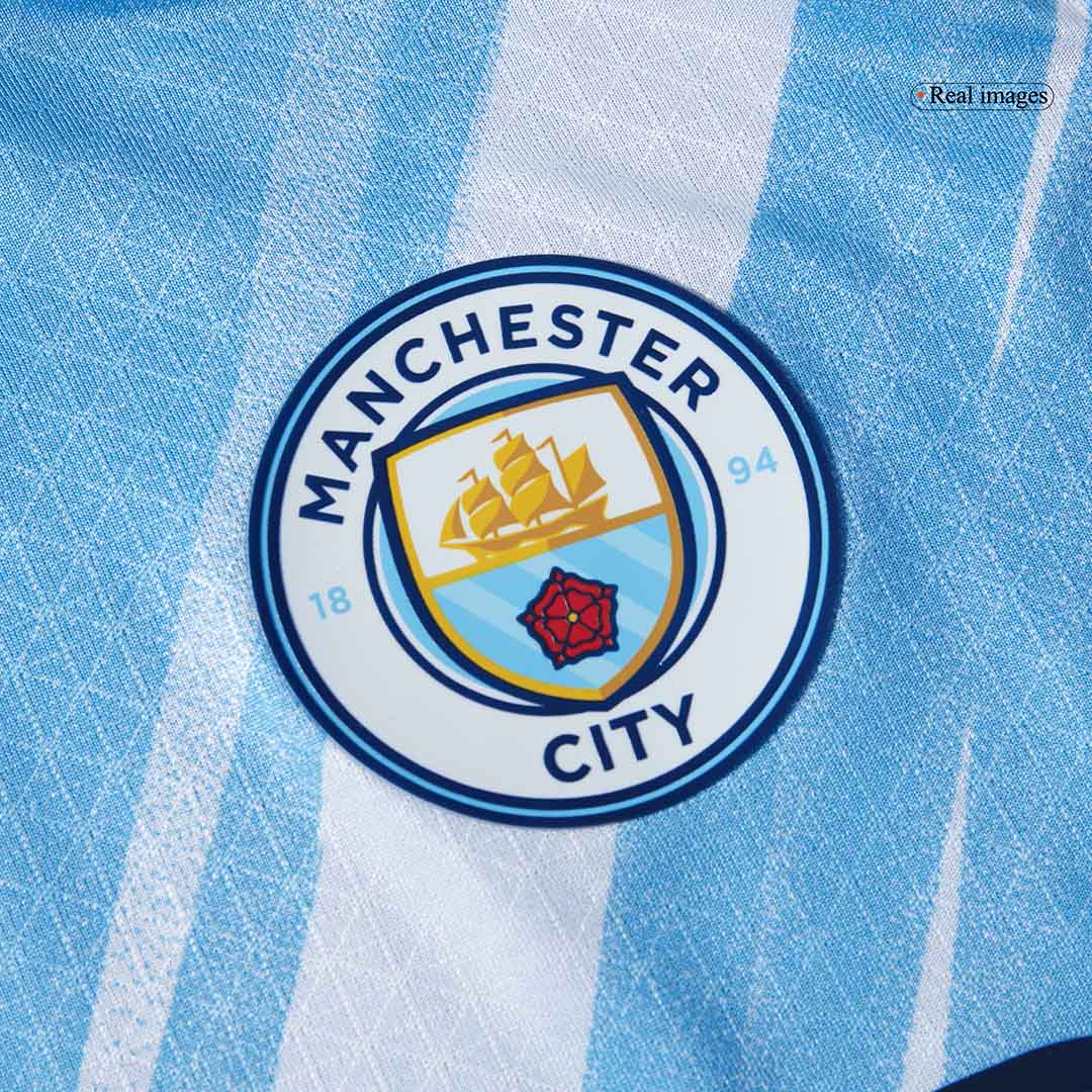 RODRIGO #16 Mens Manchester City Home Jersey 2025/26 - Player Version (Slim Fit)