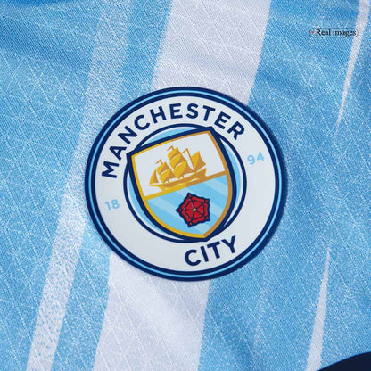 RODRIGO #16 Mens Manchester City Home Jersey 2025/26 - Player Version (Slim Fit)