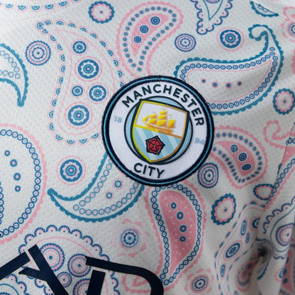 Manchester City Third Jersey 2020-21 Retro Football Kit Soccer Shirt