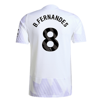 B.FERNANDES #8 Mens Manchester United Away Jersey 2025/26 - Player Version (Slim Fit)