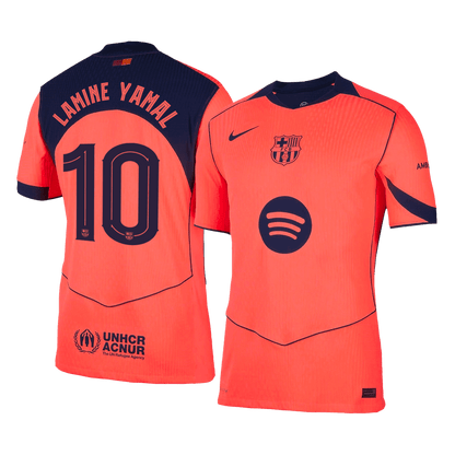 LAMINE YAMAL #10 Mens Barcelona Third Jersey 2025/26 UCL - Player Version (Slim Fit)
