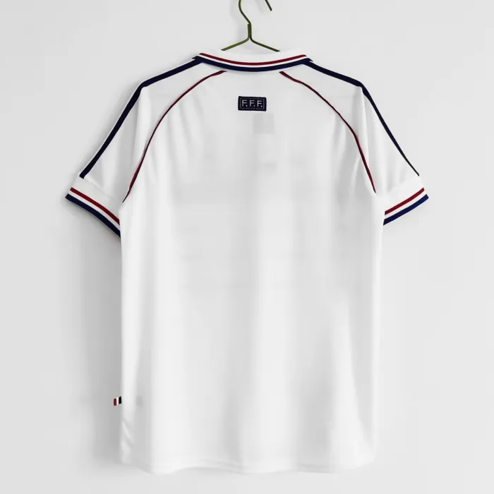France Jersey Away Kit 1998 Retro Football Team Soccer Shirt