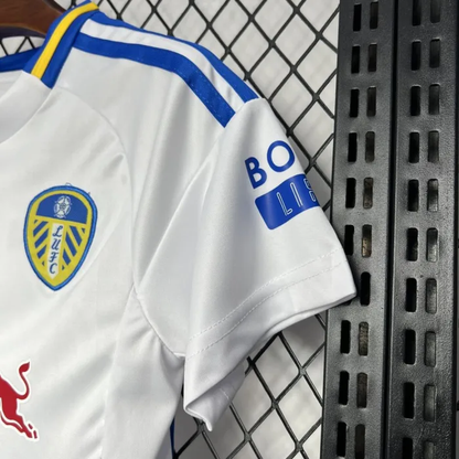Kids LEEDS United Home Kit 24/25 Football Jersey