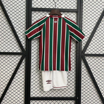 kids fluminense jersey 25/26 home football kit soccer jersey