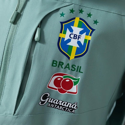 Brazil Windbreaker 2025/26 Green Football Kit
