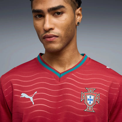 Puma 2026 Portugal Men's Stadium Home Long-Sleeve Soccer Jersey